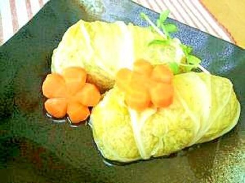 祝！カサ増し部門賞受賞！干し白菜でロール白菜っ♪